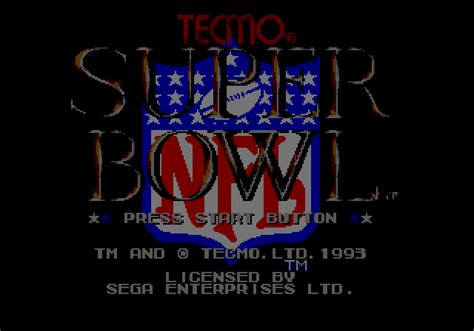 Tecmo Super Bowl (USA) .